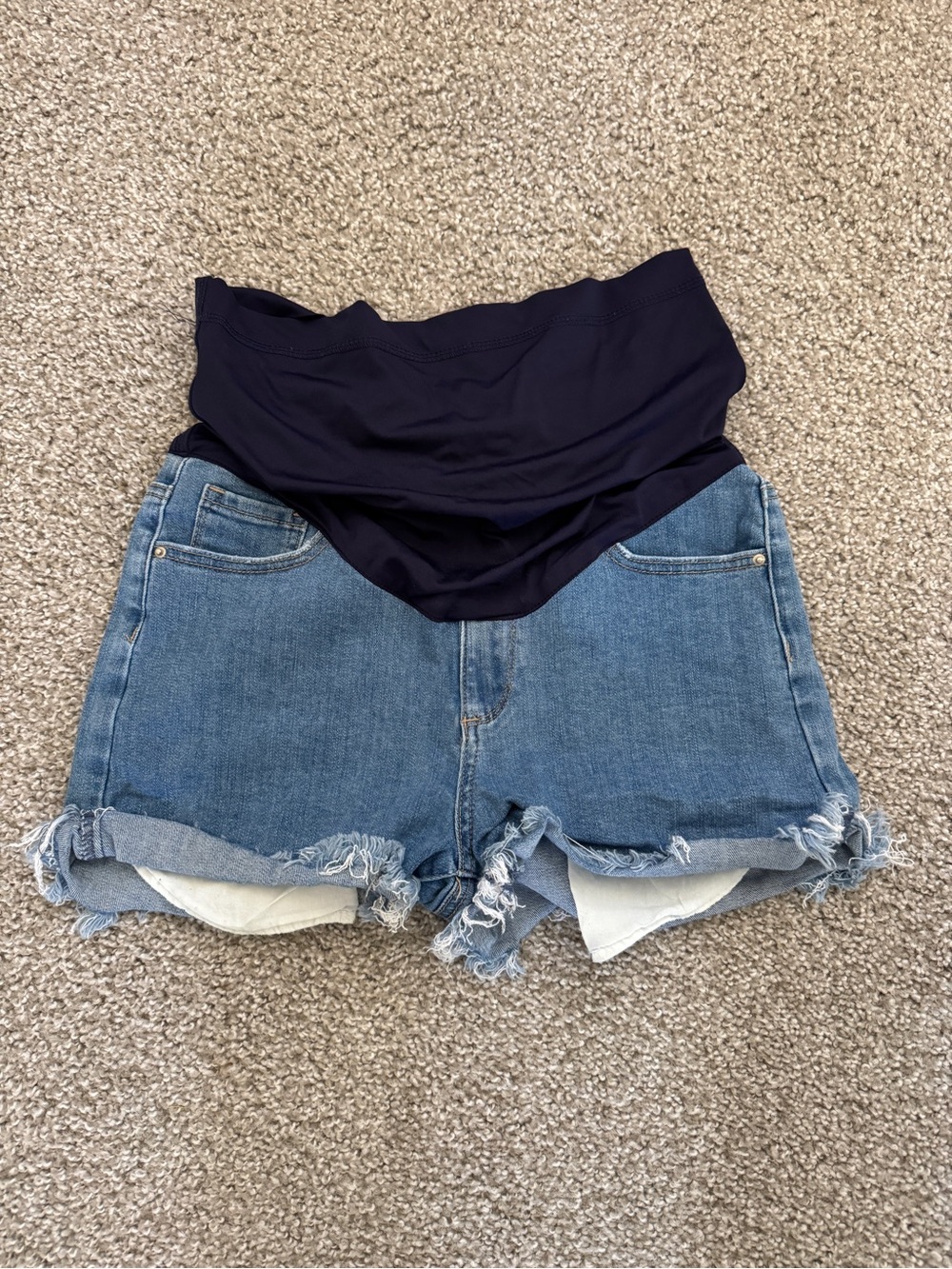 Pinkblush Maternity Denim Shorts